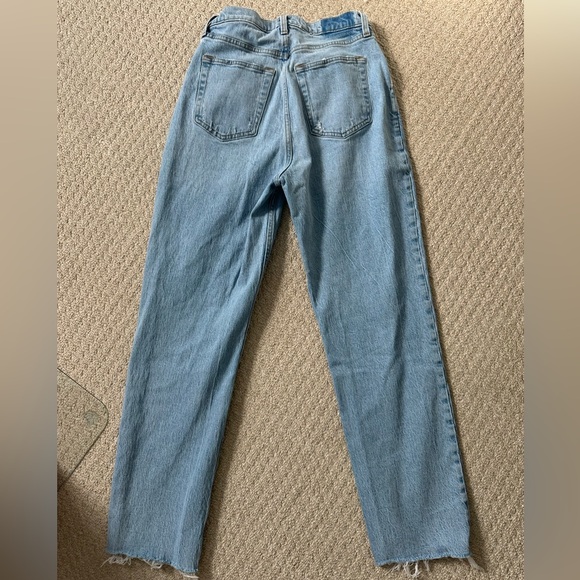 Abercrombie The Dad High Rise Curve Love Jeans - Size 2R - Picture 4 of 4